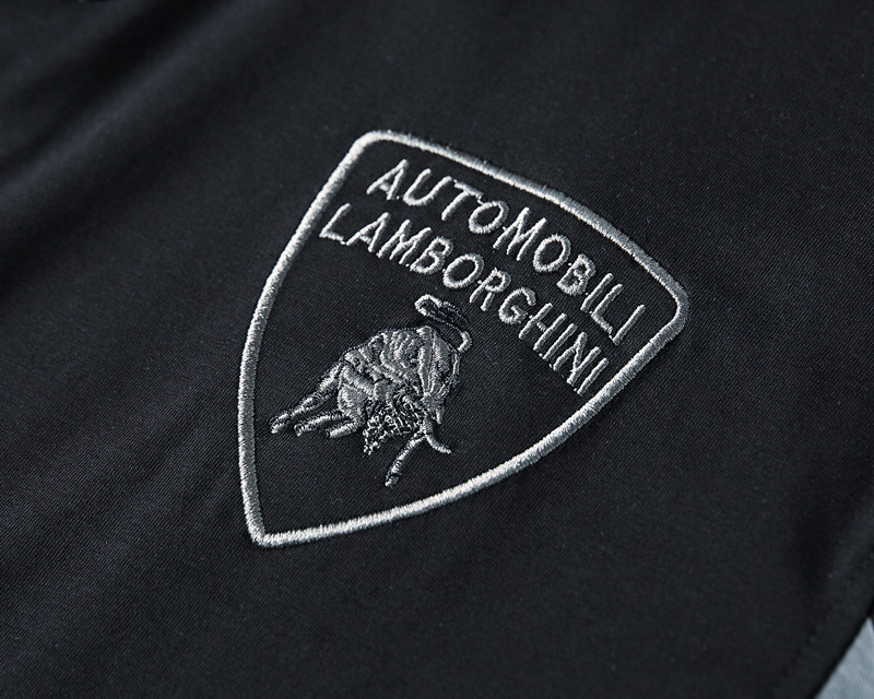 Polo Automobili Lamborghini Homme 2022 Col Contrasté Coton Slim Fit